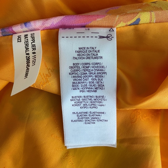 Ralph Lauren Purple Label Rosamund Floral Silk Cocktail Dress. Size 12. EUC. - Picture 7 of 8